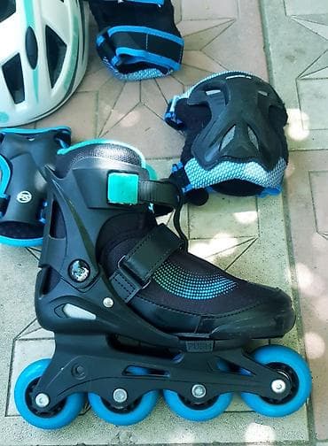 Ролики Powerslide Joker Blue Sky Combo - в хорошем состоянии и — 4