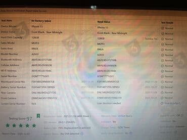 iphone 14 qiymetleri: IPhone 13, 128 GB, Qara, Simsiz şarj, Face ID, Sənədlərlə — 8