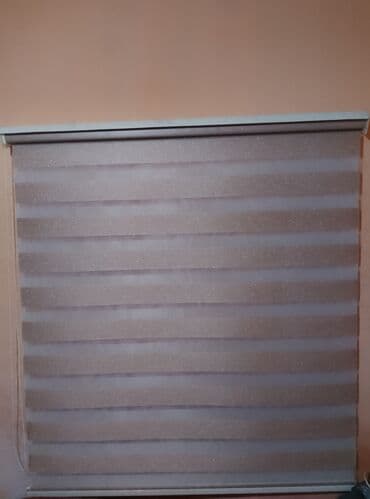 Pərdə və jalüzlər: Zebra tipli jalüz pərdə - Növ: mexaniki zəncirli zebra (gündüz-gecə) — 1