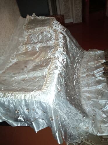 Digər tekstil: Yataq üçün Yeni rəng - Bej Yataq örtüyü, Ünvandan götürmə — 7