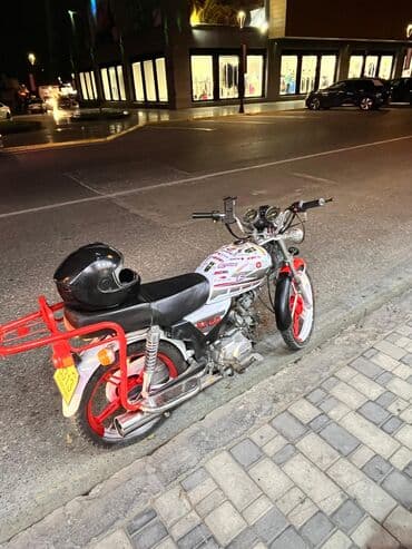 tap az qazel satisi: Moped/motorsiklet – AF50 - Rəng: ağ-qara gövdə, qırmızı disk və — 2
