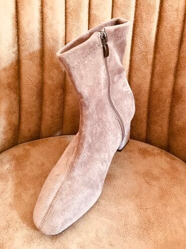 rezin botlar: Ölçü: 37, rəng - Bej, Yeni — 2