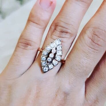 paxlava üzüklər: Toy, Üzük, Çəhrayı qızıl, 583 Əyar — 3