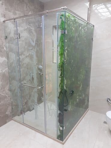 hamam ucun duş kabinleri: Yeni Arakəsmə, Düzbucaqlı, Pulsuz çatdırılma — 4