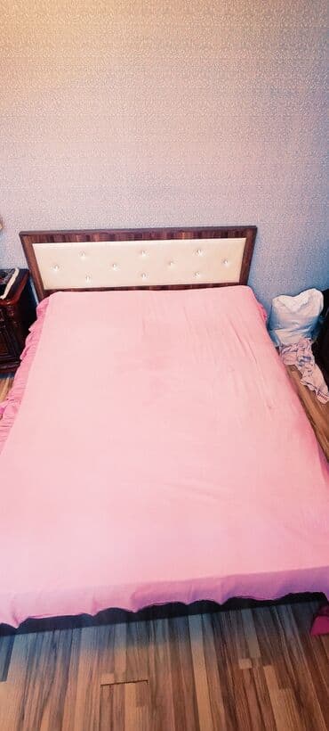 İşlənmiş, İkinəfərlik çarpayı, Bazalı, Matras ilə, Siyirməsiz