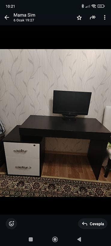 Bağ evi və bağ üçün hərşey: Düz masa, Polkasız, Siyirməli, Sadə laminat — 2