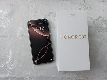 telefon yevlax: Honor 200 Lite, 256 GB, rəng - Mavi, Barmaq izi — 1