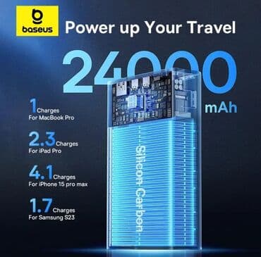 oyun konsul: Powerbank Baseus, 30000 mAh, Yeni — 3