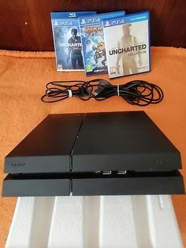 ps3 ps4: Sony PlayStation 4 (PS4) oyun konsolu komplekti Paket tərkibi: - PS4 — 6