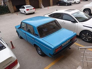 masin disk: VAZ 2106, sedan, mavi rəng. Klassik “Jiguli” dizaynı, dörd qapı, geniş — 4