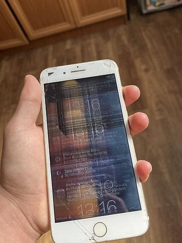 iphona 6 plus: IPhone 7 Plus, 32 GB, Qızılı, Qırıq — 3