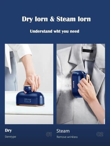 paltar utusu: Səyahət ütüsü SOKANY SK-3064 səyahət üçün ideal seçimdir. Müasir — 2