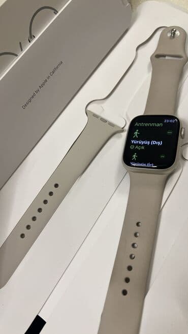 apple watch ultra: İşlənmiş, Smart saat, Apple, Suya davamlı, rəng - Bej — 3