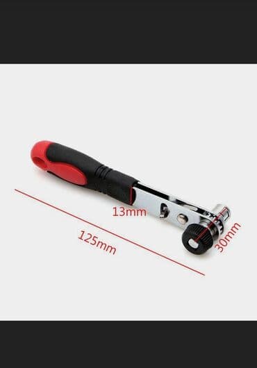 Напольные покрытия: Трещоточный ключ с двойным назначением: регулируемый, корпус из стали — 2