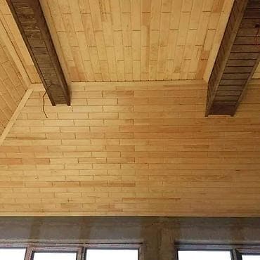 Taxta pilləkən və taxta üzlü tavan işləri – dizayn və quraşdırma - — 4