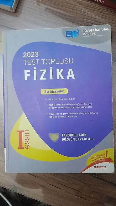 Məhsul: “Fizika – 2023 Test Toplusu”, I hissə Nəşriyyat/kurator