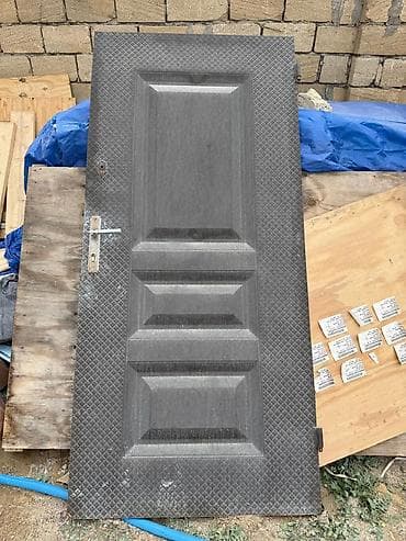 Dəmir giriş qapısı və qutu dəsti - Material: polad/dəmir