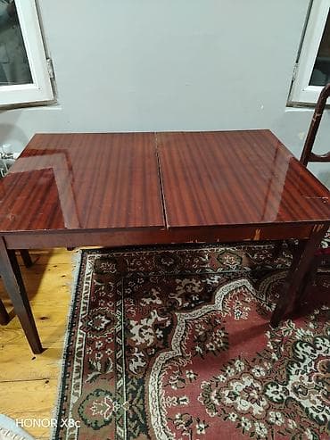 qatlanan stol stul: Qonaq otağı üçün, Açılan, Dördbucaq masa, 2 stul — 3