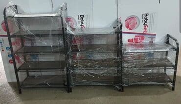 rəng: Ayaqqabi polkasi ayaqqabi refi plasmas ve demir materiallar 3,4 ve 5 — 9