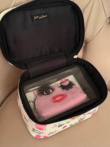 victoriya secret: Victoria’s Secret makiyaj/accessuar çanta dəsti - Brend: Victoria’s — 4