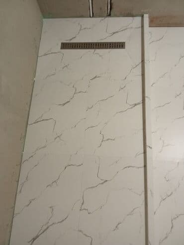 paltar qurutma tavan asılqanı: Duş üçün mərtəbə trapı ilə pilləli podest – monolit kafel/keramoqranit — 9