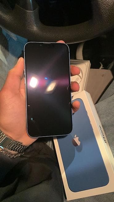 IPhone 13, 128 ГБ, Голубой, Гарантия, Беспроводная зарядка, Face ID — 2