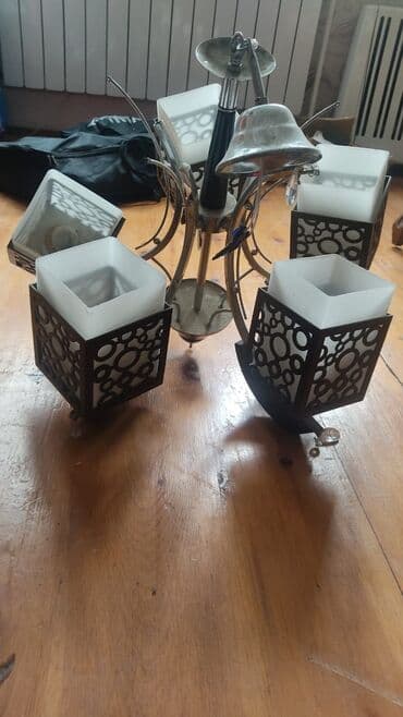 heyet ucun isiqlar: Çılçıraq, 3 lampa — 5