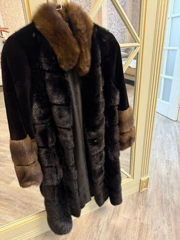 qara qonur tülkü xəzindən qadın şubaları: Kürk, S, rəng - Qara — 2