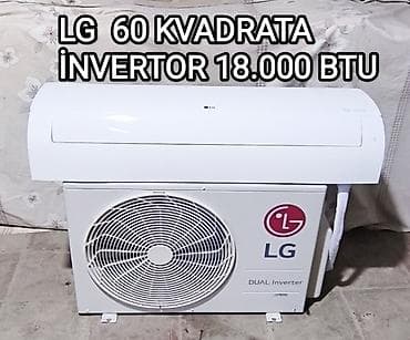 kondisiner: Kondisioner LG, İşlənmiş, 50-60 kv. m, Split sistem, Kredit yoxdur, Ödənişli quraşdırma — 1