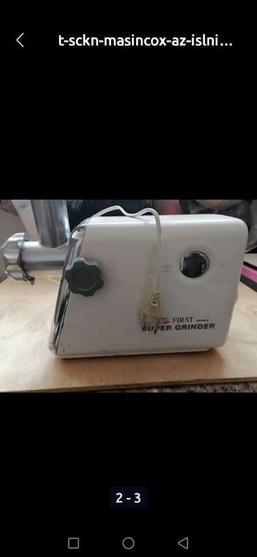 Ət çəkən maşın Clatronic, Revers ilə, İşlənmiş lalafo.az -da Ət çəkən maşın Clatronic, Revers ilə, İşlənmiş