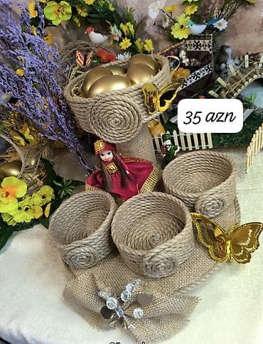 Şəkillər, tablolar: Dekorativ əl işi kompozisiyalar - Mini kənd həyəti maketi – əl — 5