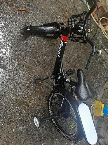 balaca velosiped: Uşaq velosipedi – Apsel Cross BMX tərzi - Rəng: qara, qırmızı — 2