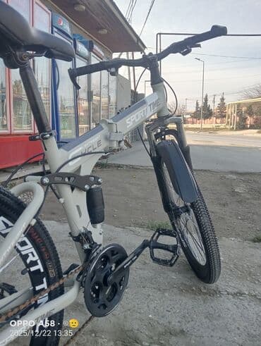 velosiped kamerasi: Sport Time qatlanan dağ velosipedi - Çərçivə: qatlanan, yüngül — 2