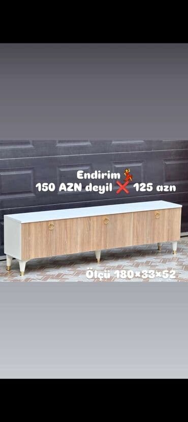 антенный усилитель для телевизора: Новый, Прямой ТВ стенд, Без полок, Ламинат — 2