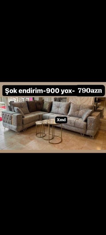 kalidor ucun alcipan fiqurlari: Künc divan, Açılmayan, Bazasız, Vеlur parça — 25