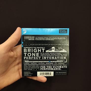 gitara simləri: Elektro gitara simləri Daddario EXL110 Həm yeni başlayanlar, həm — 2