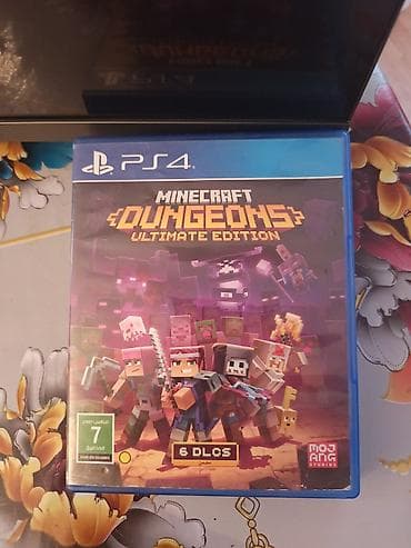 PS4 oyun diskləri paketi 1) Minecraft Dungeons: Ultimate Edition