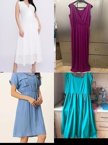 desd geyimler: Qadın geyim dəsti - Bershka markalı geniş kəsimli cins şalvar - — 4