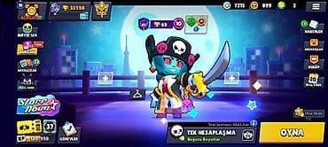vazol gear: Brawl Stars oyunu üçün hesab - Kupa: 33,598+ - Trophy Road səviyyəsi — 1