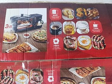 Sonifer SF-4004 3‑in‑1 Breakfast Maker Funksiyalar: - Mini soba — 10
