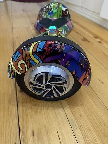 5 dollar: Qrafiti dizaynlı iki təkərli hoverboard (self-balancing scooter) - — 4