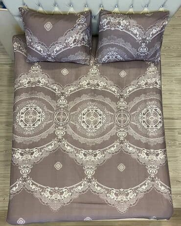 mələfə: Rezinli prostin (mələfə, çarşaf), yastıq üzü ilə birlikdə Ölçüləri — 4