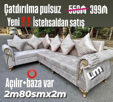 Künc divan, Yeni, Açılan, Bazalı, Parça, Şəhərdaxili pulsuz çatdırılma