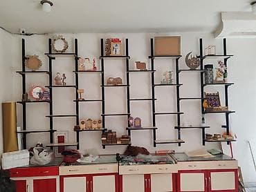 Полочные витрины: Divar üçün modul rəf sistemi Uzunluğu 4metr - Tip: Divara bərkidilən — 2