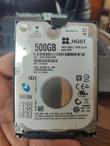 yaddas: HGST 2.5" HDD Seagate 2.5" HDD + Samsung Laptop RAM (birlikdə və ya — 1
