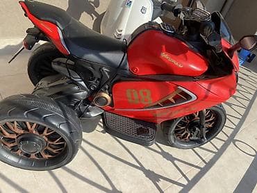 maşın oyuncaq: Uşaq üçün elektrikli üçtəkərli motosiklet – Sport Super Moto - Rəng — 4