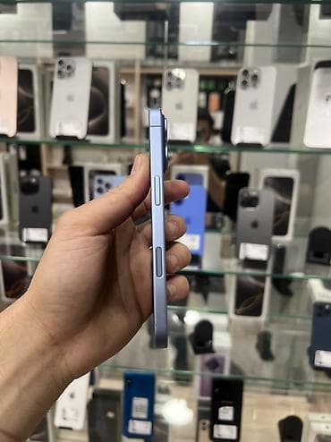 iphone air 17: IPhone 17, 256 GB, Blue Titanium, Zəmanət, Simsiz şarj, Face ID — 7