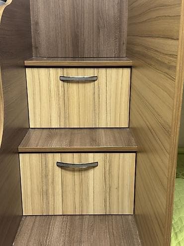 İki mərtəbəli uşaq/yataq dəsti - Material: ağac teksturalı laminat — 2