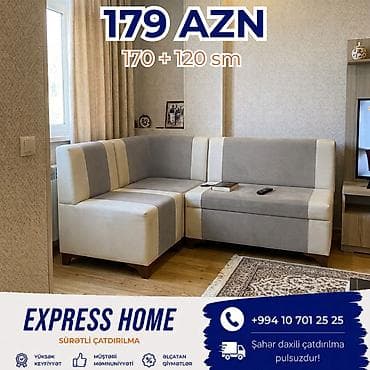 acilan divan: Künc divan, Yeni, Açılan, Bazalı, Parça, Şəhərdaxili pulsuz çatdırılma — 1