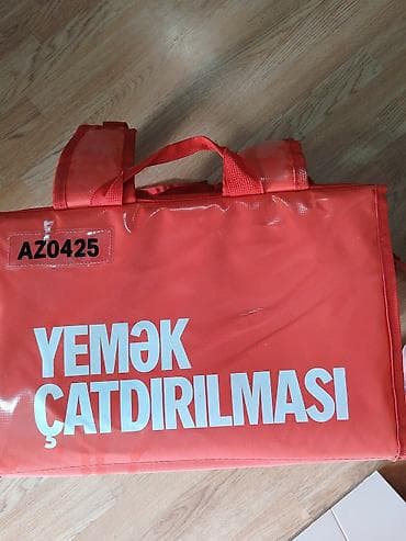 Yango loqolu yemək çatdırılması üçün termal çanta/rükzak Yenidir çox — 1